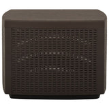 NNEVL Garden Table Mocha 53x53x40 cm Plastic