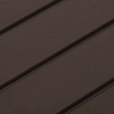 NNEVL Garden Table Mocha 53x53x40 cm Plastic