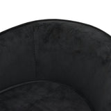 NNEVL Dog Sofa Black 69x49x40 cm Plush