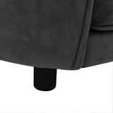 NNEVL Dog Sofa Dark Grey 69x49x40 cm Plush
