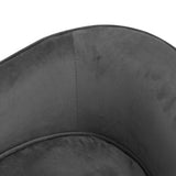 NNEVL Dog Sofa Dark Grey 69x49x40 cm Plush and Faux Leather