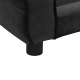 NNEVL Dog Sofa Black 72x45x30 cm Plush