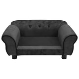 NNEVL Dog Sofa Dark Grey 72x45x30 cm Plush