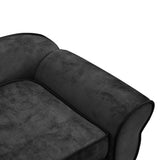 NNEVL Dog Sofa Dark Grey 72x45x30 cm Plush