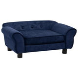 NNEVL Dog Sofa Blue 72x45x30 cm Plush