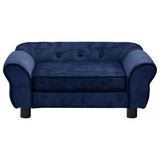 NNEVL Dog Sofa Blue 72x45x30 cm Plush