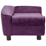 NNEVL Dog Sofa Burgundy 72x45x30 cm Plush