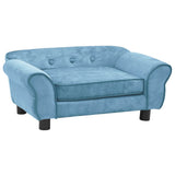 NNEVL Dog Sofa Turquoise 72x45x30 cm Plush
