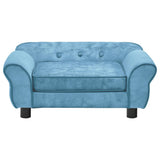 NNEVL Dog Sofa Turquoise 72x45x30 cm Plush