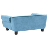 NNEVL Dog Sofa Turquoise 72x45x30 cm Plush