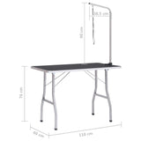 NNEVL Adjustable Dog Grooming Table with 1 Loop