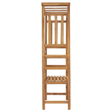 NNEVL Garden Bench with Pergola 115 cm Solid Wood Teak