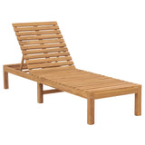 NNEVL Sun Lounger Solid Wood Teak
