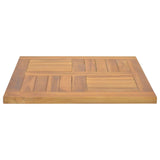 NNEVL Square Table Top 50x50x2.5 cm Solid Wood Teak