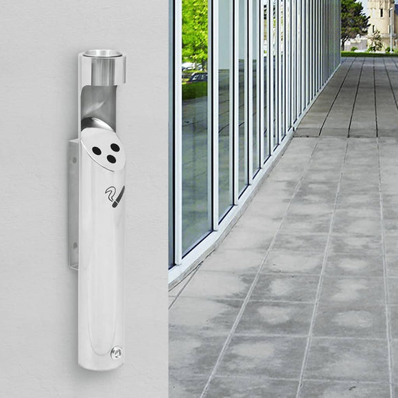 NNEVL Wall Mounted Ashtray Stainless Steel