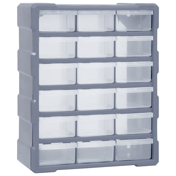 NNEVL Multi-drawer Organiser with 18 Middle Drawers 38x16x47 cm