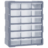 NNEVL Multi-drawer Organiser with 18 Middle Drawers 38x16x47 cm