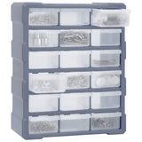 NNEVL Multi-drawer Organiser with 18 Middle Drawers 38x16x47 cm