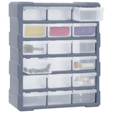 NNEVL Multi-drawer Organiser with 18 Middle Drawers 38x16x47 cm