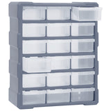 NNEVL Multi-drawer Organiser with 18 Middle Drawers 38x16x47 cm