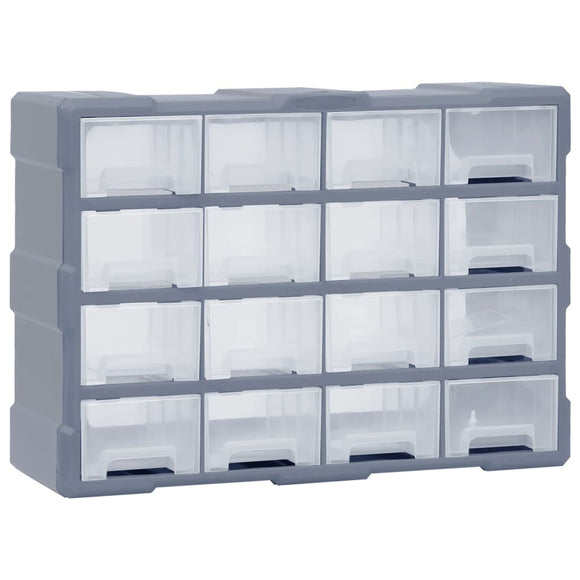 NNEVL Multi-drawer Organiser with 16 Middle Drawers 52x16x37 cm