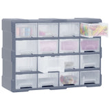 NNEVL Multi-drawer Organiser with 16 Middle Drawers 52x16x37 cm
