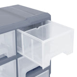 NNEVL Multi-drawer Organiser with 16 Middle Drawers 52x16x37 cm