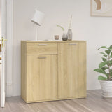 NNEVL Sideboard Sonoma Oak 80x36x75 cm Engineered Wood