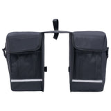 NNEVL Double Bicycle Bag for Pannier Rack Waterproof 35 L Black