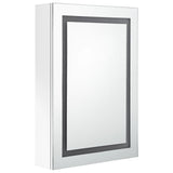 NNEVL LED Bathroom Mirror Cabinet Shining White 50x13x70 cm