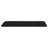 NNEVL Foldable Sunlounger Oxford Fabric Black