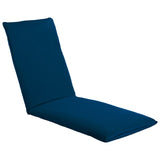 NNEVL Foldable Sunlounger Oxford Fabric Navy Blue