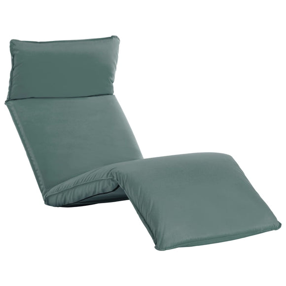 NNEVL Foldable Sunlounger Oxford Fabric Grey