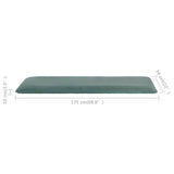 NNEVL Foldable Sunlounger Oxford Fabric Grey