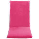 NNEVL Foldable Sunlounger Oxford Fabric Pink