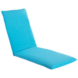 NNEVL Foldable Sunlounger Oxford Fabric Blue
