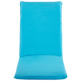 NNEVL Foldable Sunlounger Oxford Fabric Blue
