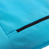 NNEVL Foldable Sunlounger Oxford Fabric Blue