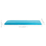 NNEVL Foldable Sunlounger Oxford Fabric Blue