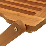 NNEVL Folding Garden Chairs 4 pcs Solid Eucalyptus Wood