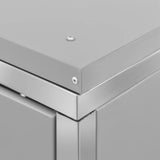 NNEVL Triple Wheelie Bin Shed 207x77.5x115 cm Stainless Steel