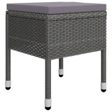 NNEVL 5 Piece Garden Dining Set Grey