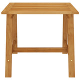 NNEVL 3 Piece Garden Dining Set Brown
