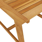 NNEVL 3 Piece Garden Dining Set Brown