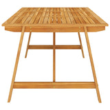 NNEVL 7 Piece Garden Dining Set Black