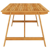 NNEVL 9 Piece Garden Dining Set Brown