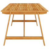 NNEVL 7 Piece Garden Dining Set Black