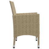 NNEVL 11 Piece Garden Dining Set Beige