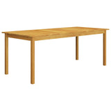 NNEVL 7 Piece Garden Dining Set Brown