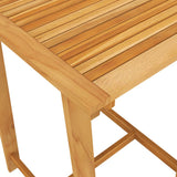 NNEVL 3 Piece Garden Bar Set Brown
